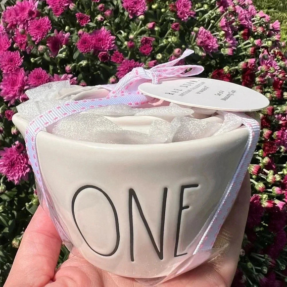 NEW PINK interior Rae Dunn adorable ceramic stacking Measuring Cups - HTF - Picture 5 of 10